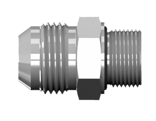 Adaptador hidráulico de acero inoxidable